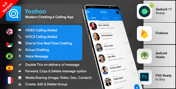 Android Chatting App - CodeCanyon 21134631