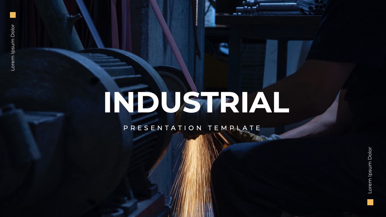Industrial – Business Google Slides Template, Presentation Templates
