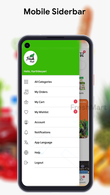 FreshMart Ecommerce Android App + Ecommerce iOS App ...