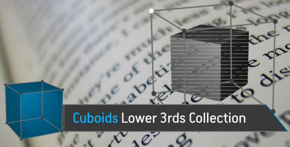 Cuboids Lower Thirds Collection