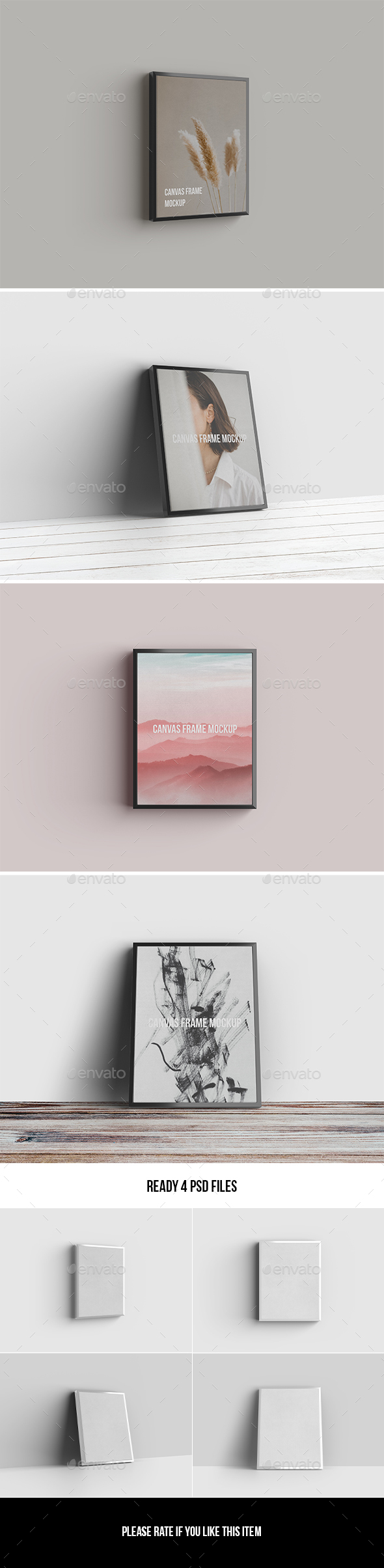 Download Canvas Frame Mockup By Graphicgata Graphicriver