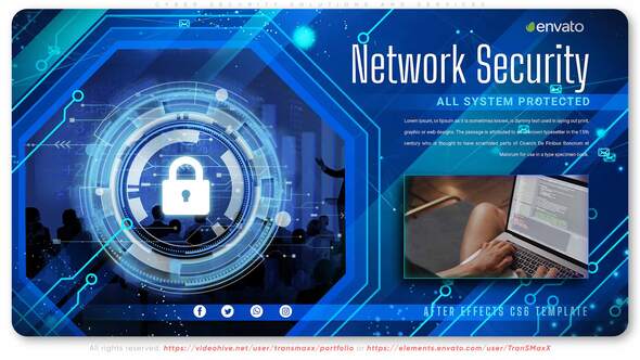 Cyber Security Solutions - VideoHive 31319181