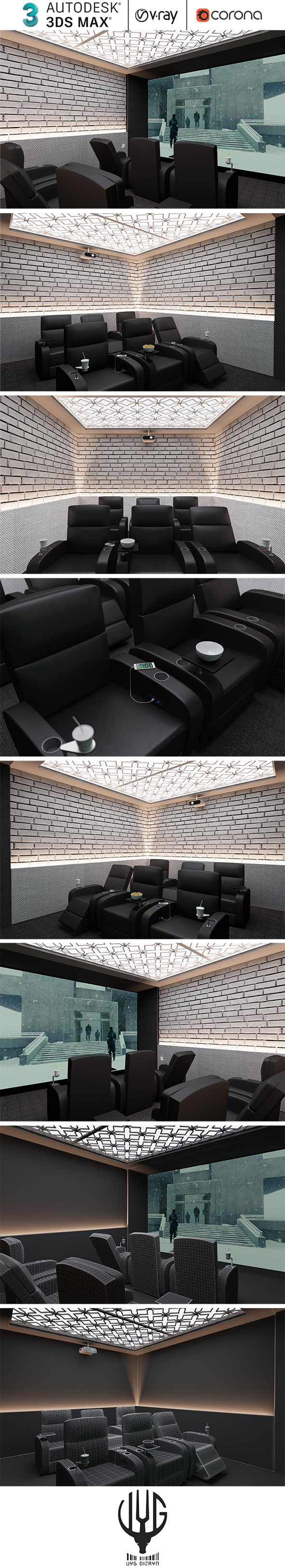Home Cinema Design - 3Docean 31319430