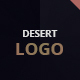 3D Low Poly Desert Logo - VideoHive Item for Sale