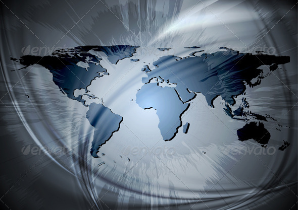 World map design - Backgrounds Decorative