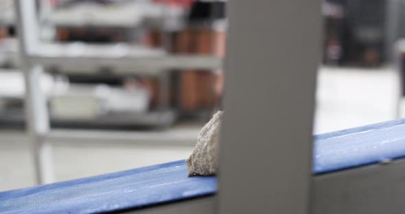 In a Bakery Industry Automated Lane and Conveyor alt