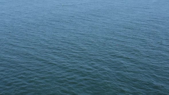 Ocean Water From Up Above, Stock Footage 