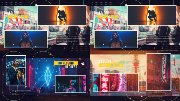 Dynamic Glitch Slideshow - VideoHive 31196749