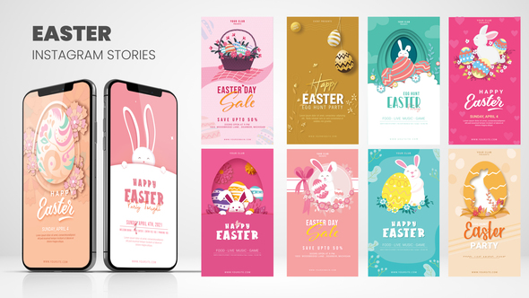 Easter Instagram Stories - VideoHive 31331833