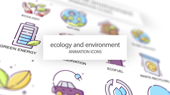 Ecology & Environment - Animation Icons