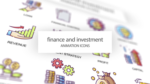 Finance & Investment - Animation Icons
