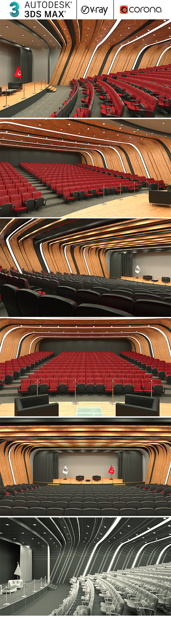 [DOWNLOAD]Auditorium, Theater Hall Realistic Design