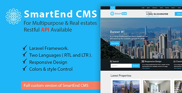 SmartEnd CMS for - CodeCanyon 21110285