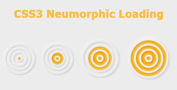 CSS3 Neumorphic Loading