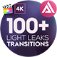 4K Light Leaks Transitions | For FCPX - VideoHive Item for Sale
