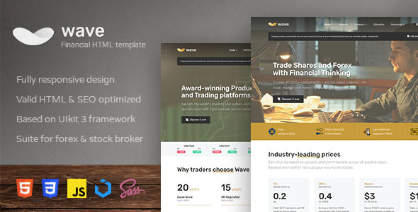Excellent Wave - Finance and Investment HTML Template