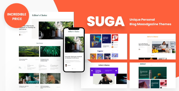 Suga - Ecommerce Magazine WordPress Theme
