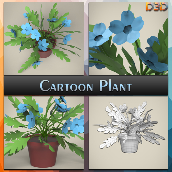 Cartoon Plant - 3Docean 31348220