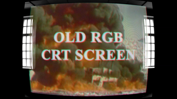 Old RGB CRT - VideoHive 25695260