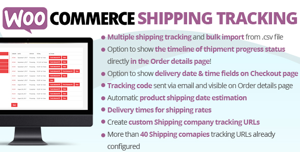 WooCommerce Shipping Tracking - CodeCanyon 11363158