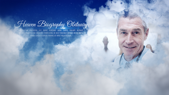Heaven Biography Obituary - VideoHive 30098584