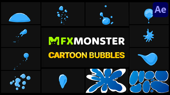 Cartoon Bubbles - VideoHive 31349346
