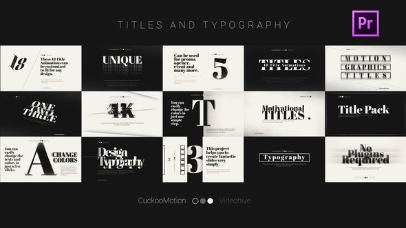 Titles And Typography