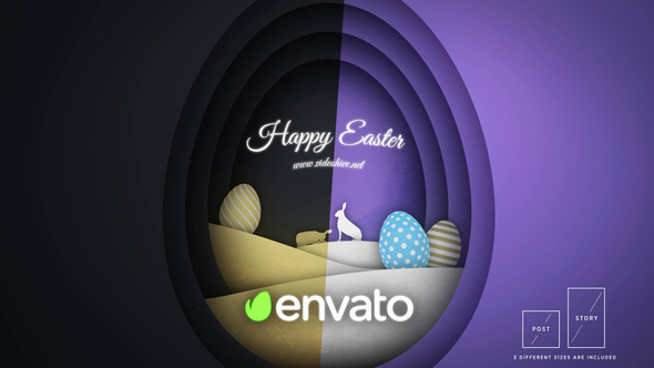 Easter Paper Intro - VideoHive 31352047