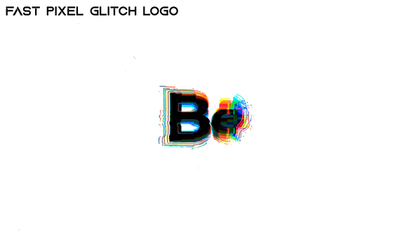 Fast Pixel Glitch Logo