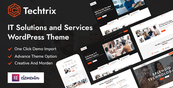 Techtrix - IT Solutions & Technology WordPress Theme