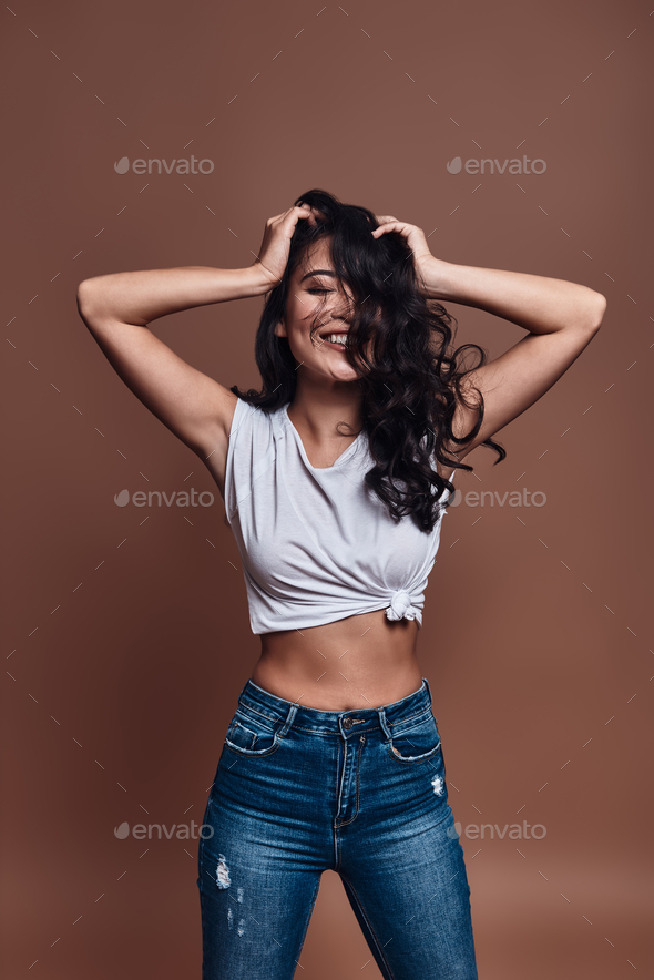 Cheerful.  - Stock Photo - Images