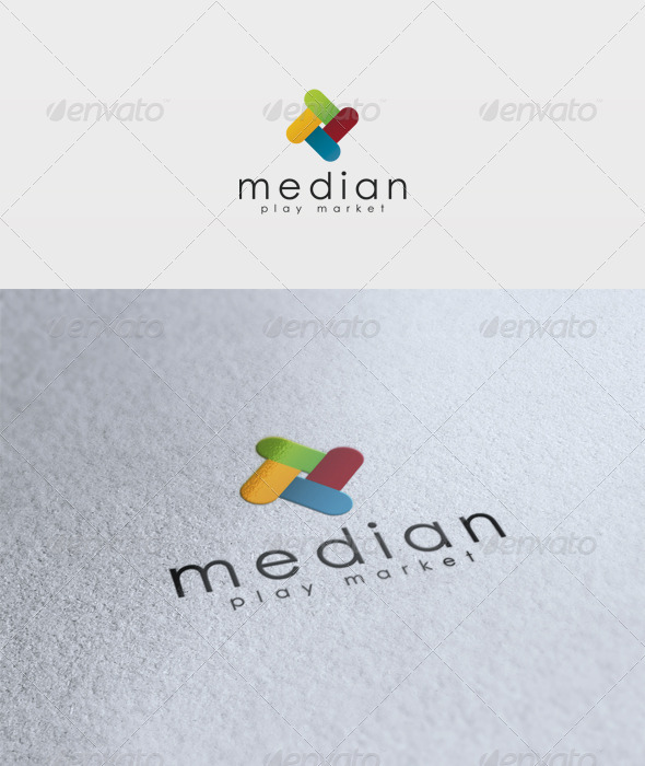 Median Logo - Vector Abstract