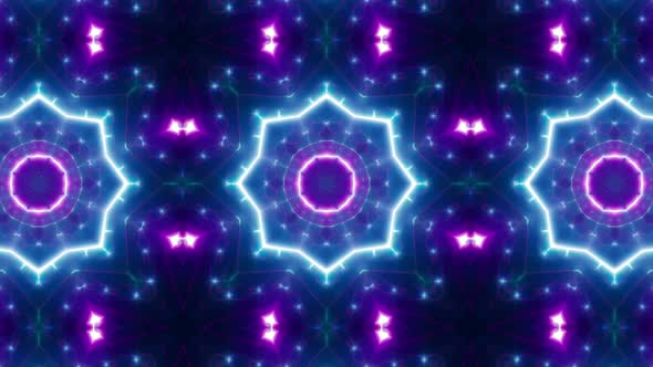 Neon Light Beam Kaleidoscope Background Loop 4K 09 alt