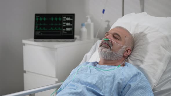 An Elderly Patient Wakes Up Coming Out of a Coma alt