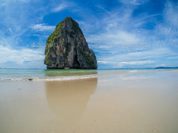 Beach in Krabi Thailand - Stock Photo - Images