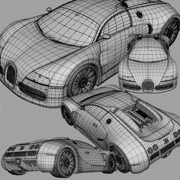 Bugatti Veyron 16.4 - 3Docean 2877768