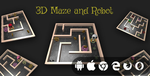 3D Maze And Robot – Cross Platform Realistic Maze Game Nulled