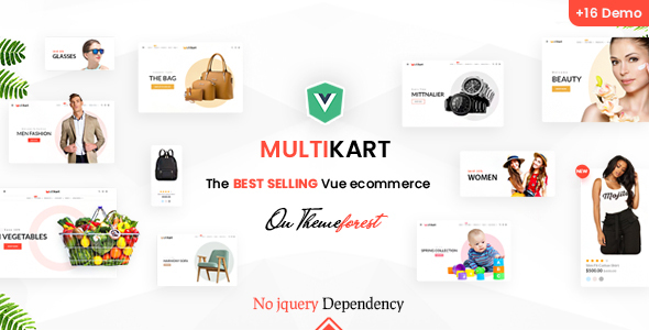 Incredible Multikart - Responsive Vuejs Nuxtjs eCommerce Template