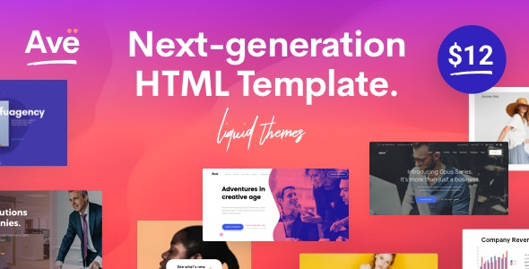 Ave - HTML Responsive Multi Purpose Template