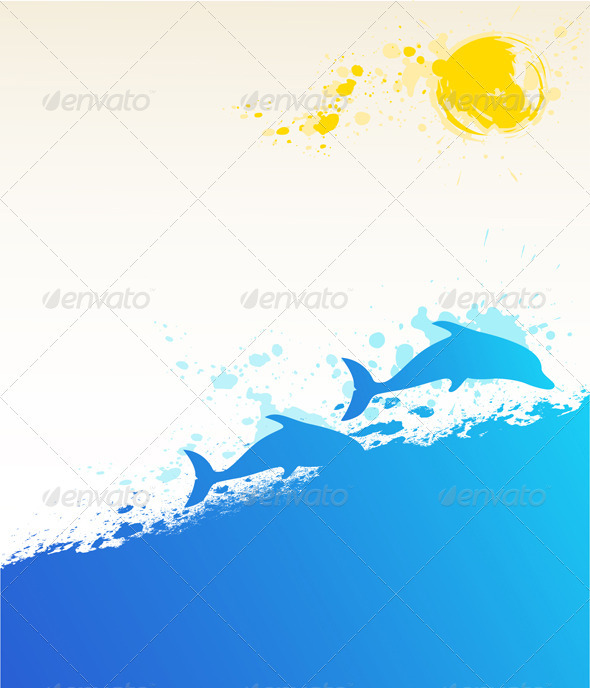 Summer Marine Background - Seasons Nature