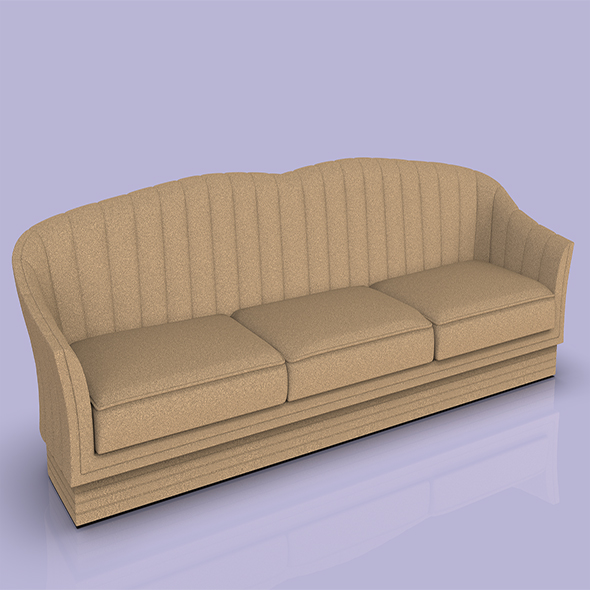 Fabric Sofa Set - 3Docean 31361096
