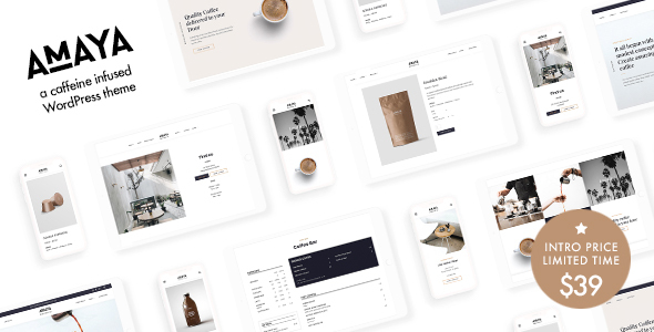 Amaya - Coffee Shop WordPress Theme