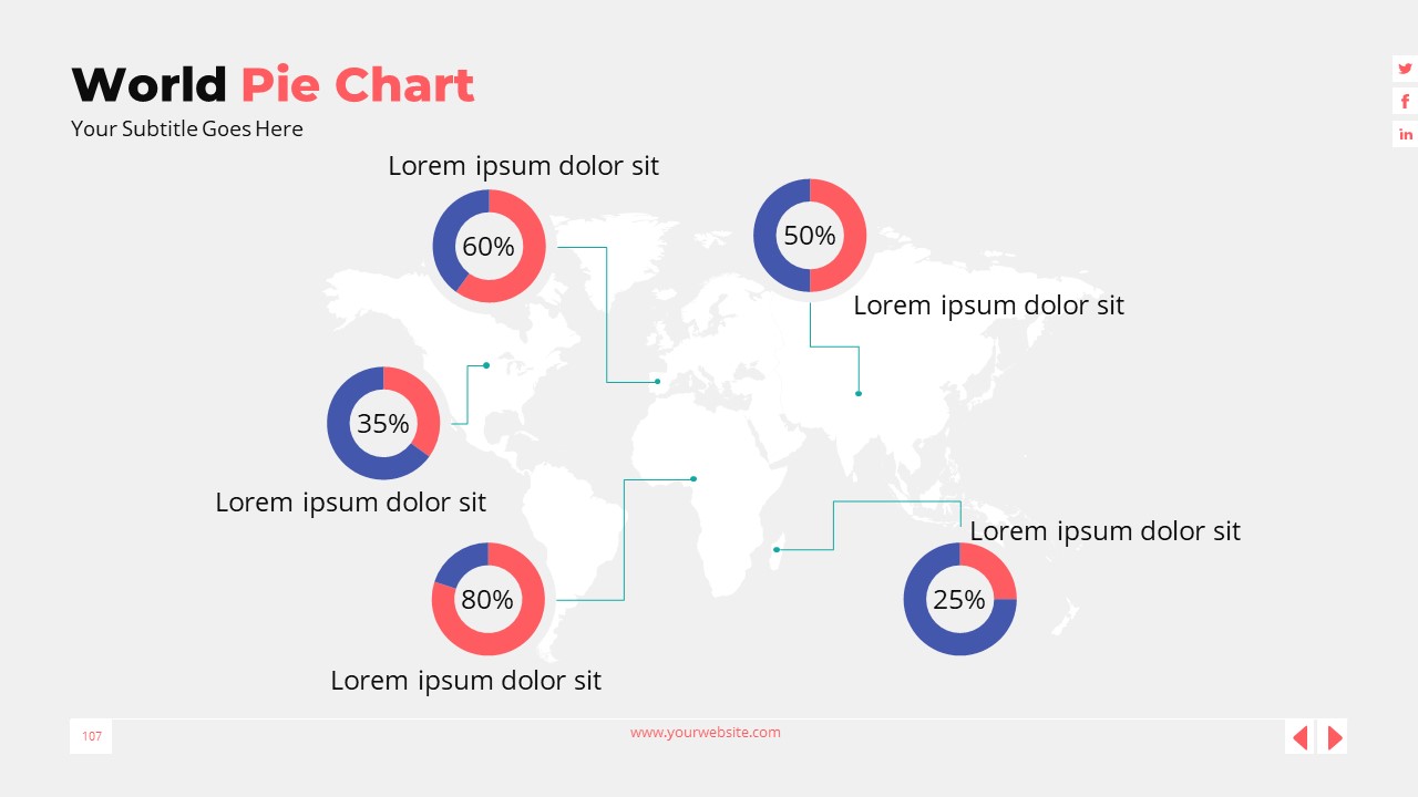 Data Driven Chart and Infographic PowerPoint Template, Presentation ...