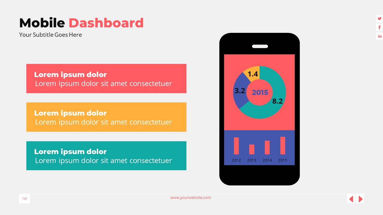 Data Driven Chart and Infographic PowerPoint Template, Presentation ...