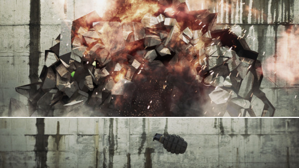 Grenade Wall Explode - VideoHive 2880295