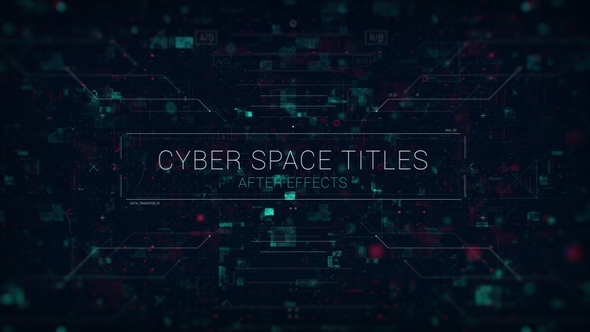 Cyber Space TitlesTrailer - VideoHive 31366373