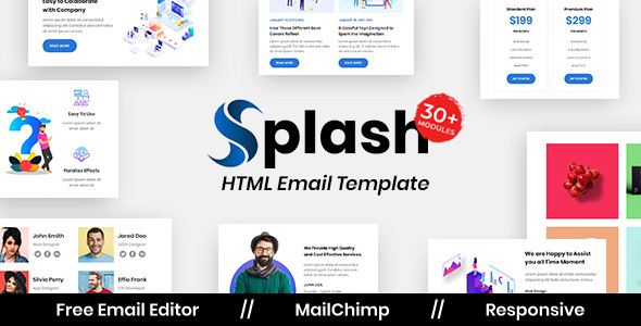 Splash Agency - Multipurpose Responsive Email Template