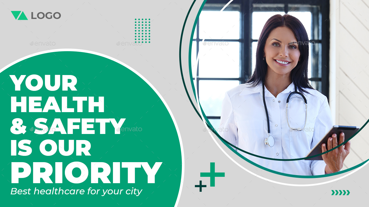 Medical Healthcare YouTube Thumbnail,  Elements GraphicRiver