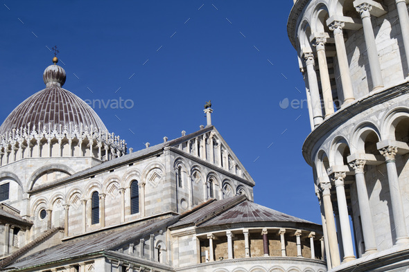 Architectural details of the square of miracles - Stock Photo - Images