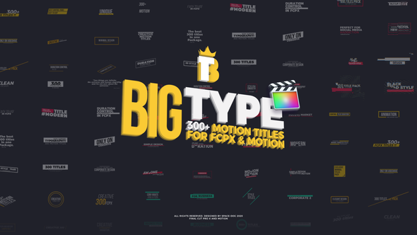 Big Type | 300 titles for FCPX